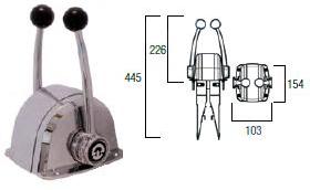 Mando control monopalanca.