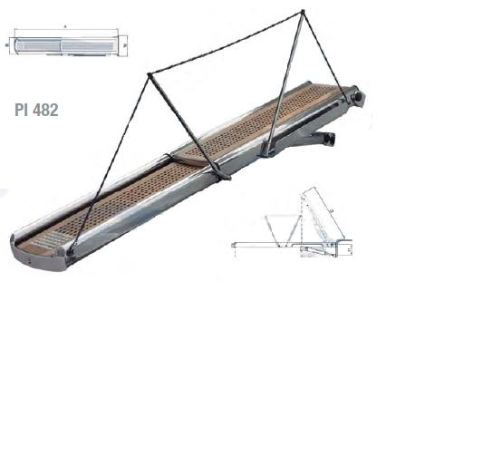 Pasarela hidraulica Besenzoni telescopica.PI 482