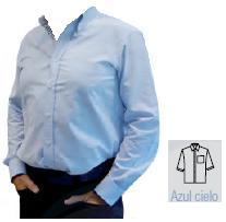 Camisa azul manga corta  gs marine.