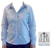 Camisa azul manga larga  gs marine.