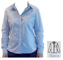 Camisa blanca manga larga  gs marine.