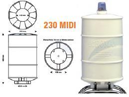 Reflector de radar. 230 MIDI.