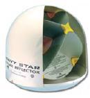Reflector de radar completo.