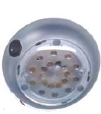 Plafón de superficie con interruptor. 20 Leds 7.600mcd