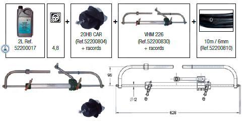 Kit dirección fueraborda. VHM 226.