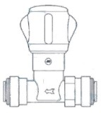 Llave de paso 15mm.