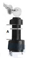 Llave de arranque tres posiciones.
