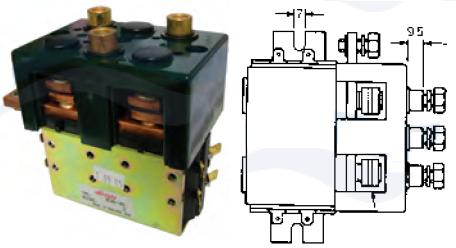 Contactor monoblock