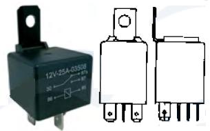 Relés con o sin fusible.