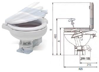 Inodoro manual SPACE SAVER.