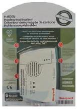 Alarma detector monóxido de carbono.
