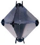 Reflector de radar en aluminio.