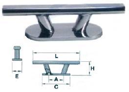 Cornamusa en inox 316.