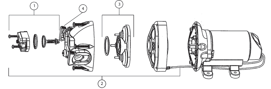 Parmax 4 wash down spare parts