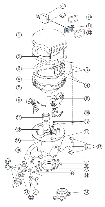 Jabsco Lite Flush Spares