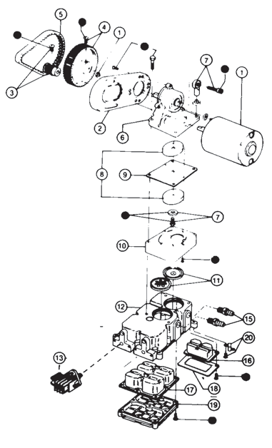 Jabsco 36800 parts list