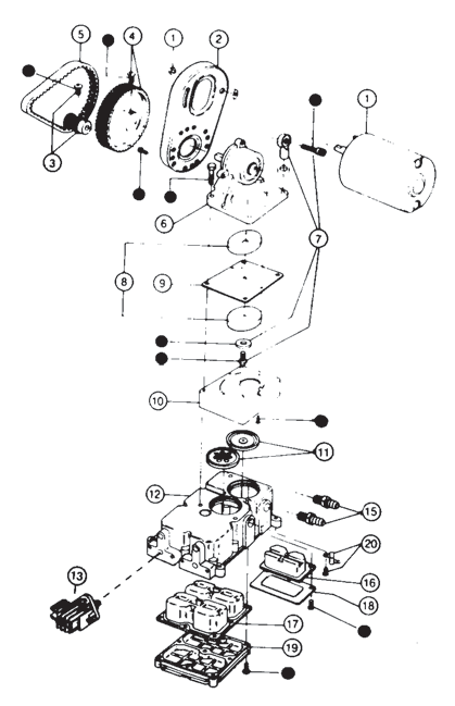 Jabsco 36900 Parts list