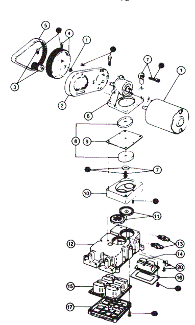 Jabsco 36600 parts list