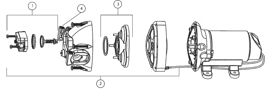 Jabsco Parmax 31395 Spare parts