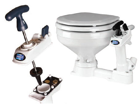Jabsco manual toilet