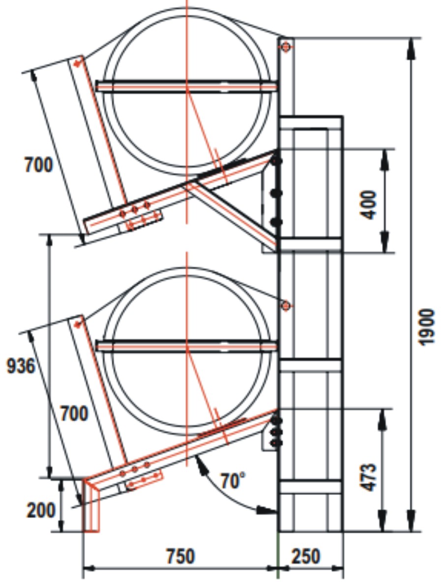  Vertical support SOLAS